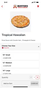 Buster's Pizza screenshot #4 for iPhone