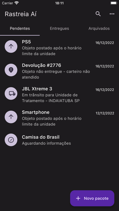 Rastreia Aí Screenshot
