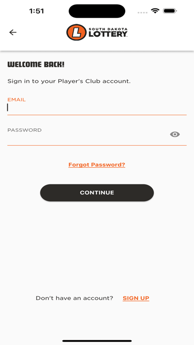 South Dakota Lottery Screenshot