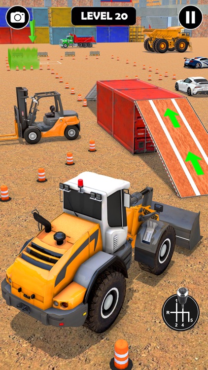 Excavator Truck Parking 3D
