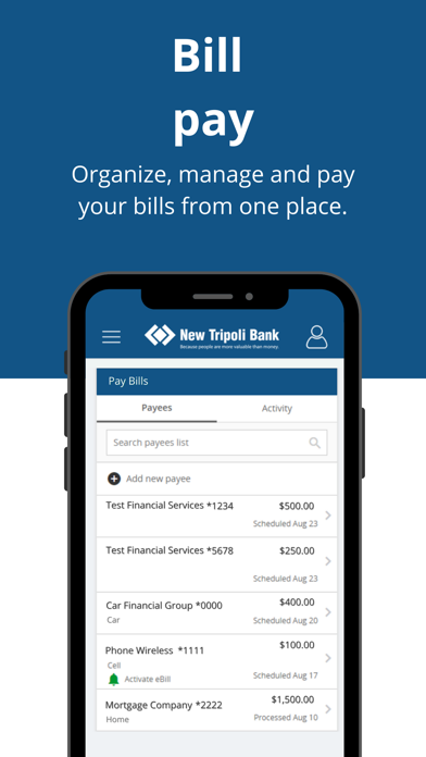 New Tripoli Bank Mobile Screenshot