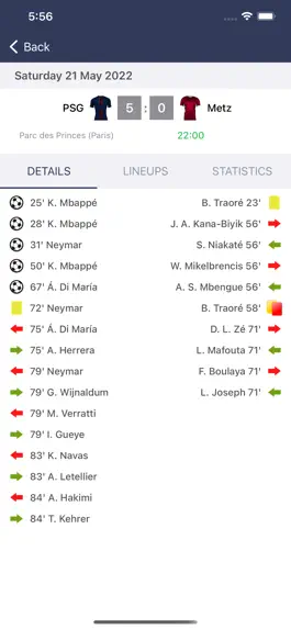 Game screenshot Live Scores of Football France hack