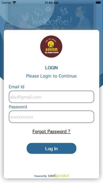 Screenshot #1 pour Aurum School Application