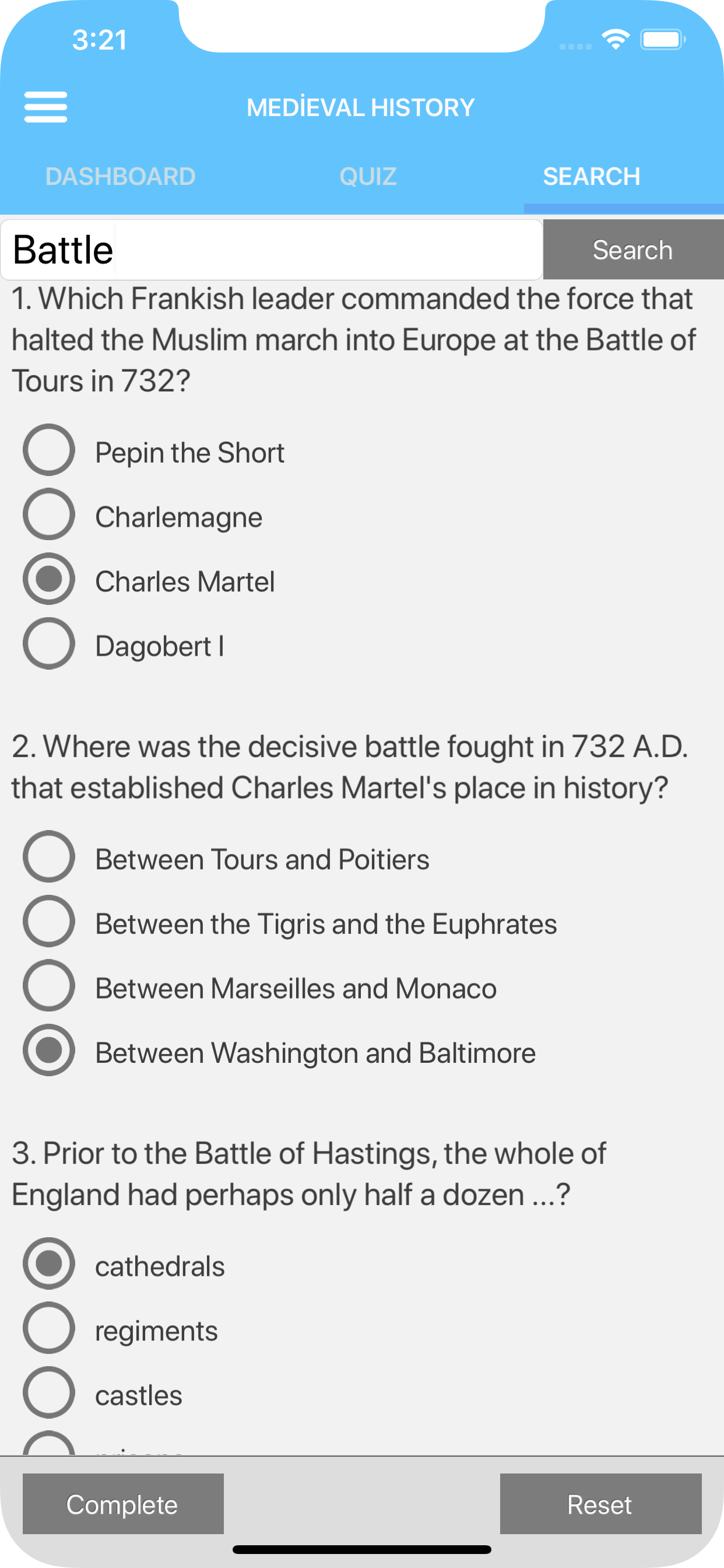 Medieval History Quizzes