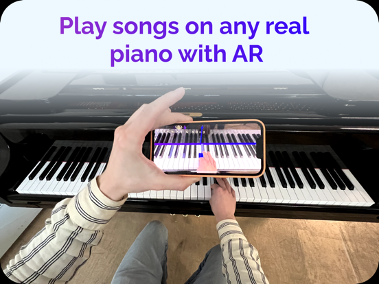 Play Piano AR iPad screenshot 1 - Music app