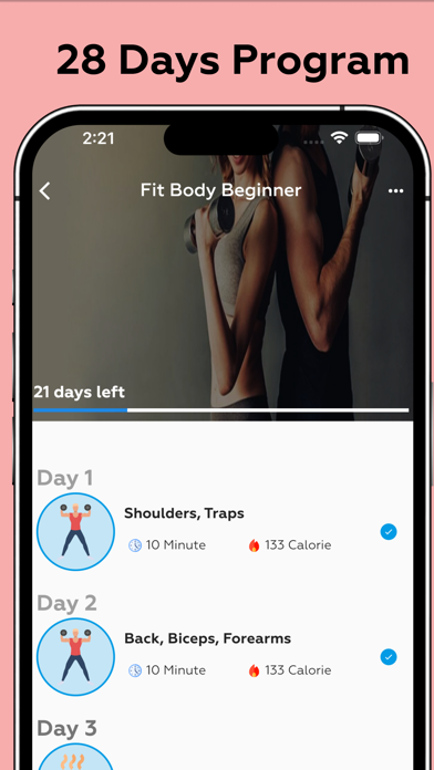 Dumbbell Workout - Gym Workout Screenshot