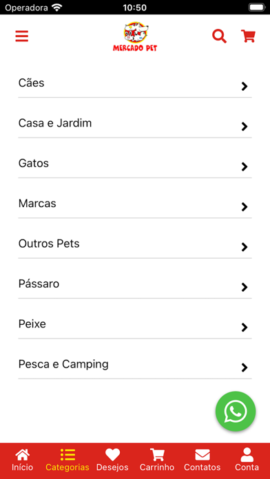 Loja Mercado Pet Screenshot
