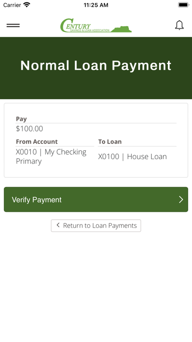 Century Savings & Loan Screenshot