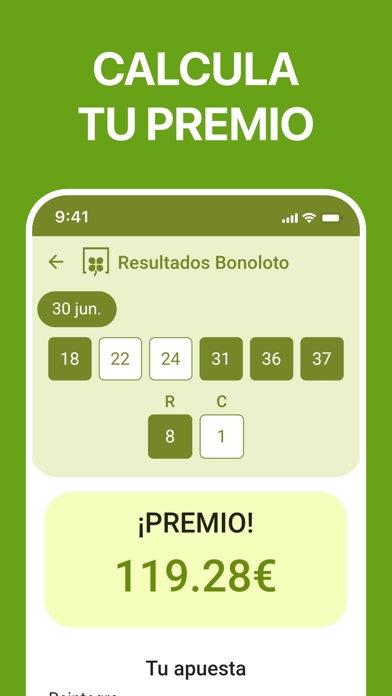BONOLOTO Escaner y Resultados Screenshot