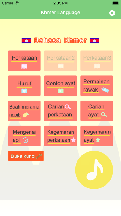 Bahasa Khmer -kemboja- Screenshot