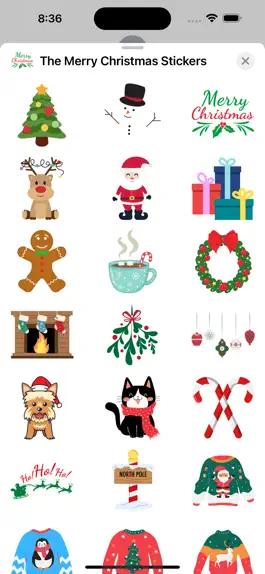 Game screenshot The Merry Christmas Stickers mod apk