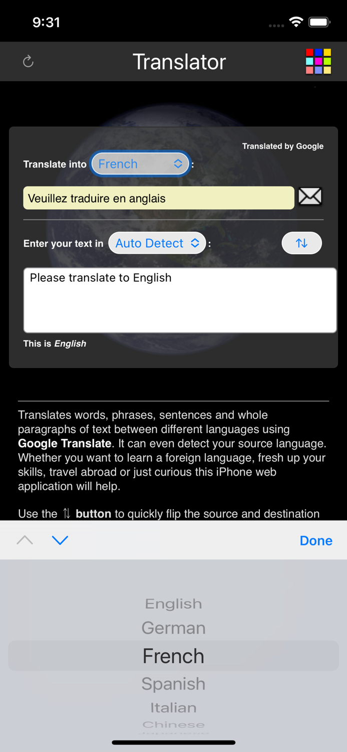 Language Translator
