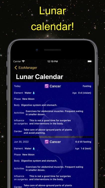 EzoManager – esoteric planner screenshot-6