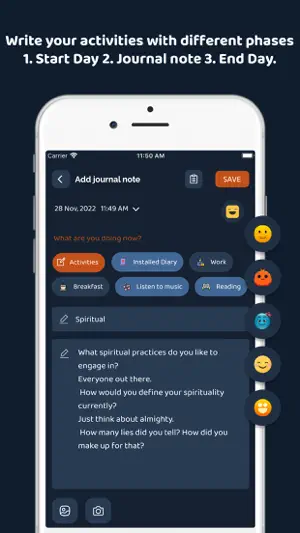 Think: Personal Diary, Journal screenshot 2