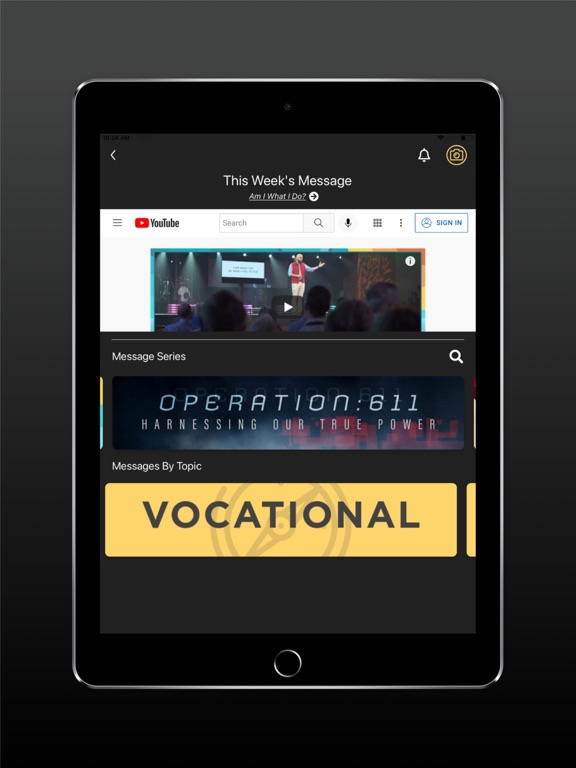 Pathfinder Church iPad screenshot 5 - Lifestyle app