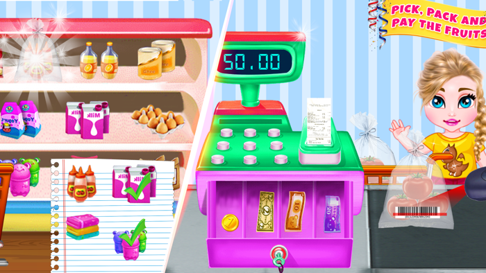 Supermarket FunGame For girls