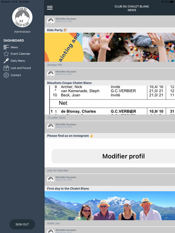 Screenshot #5 pour Verbier - Club du Chalet Blanc