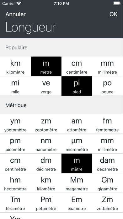 Screenshot #2 pour Égalité convertisseur unités
