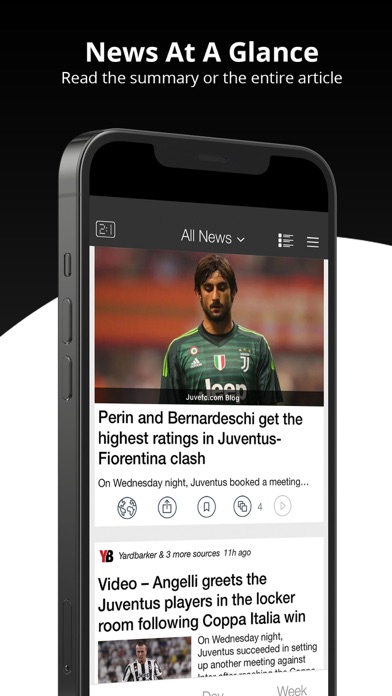 Juventus FC News & Scores Screenshot