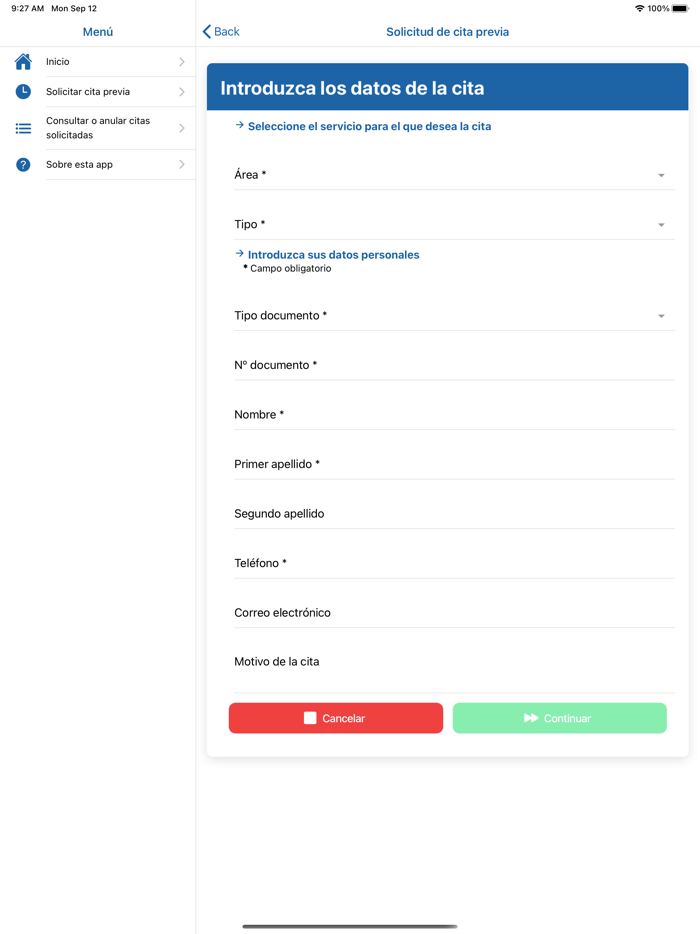 Cita Previa Cantabria