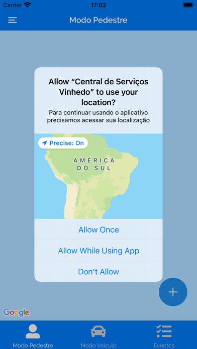 Central de Serviços Vinhedo Screenshot
