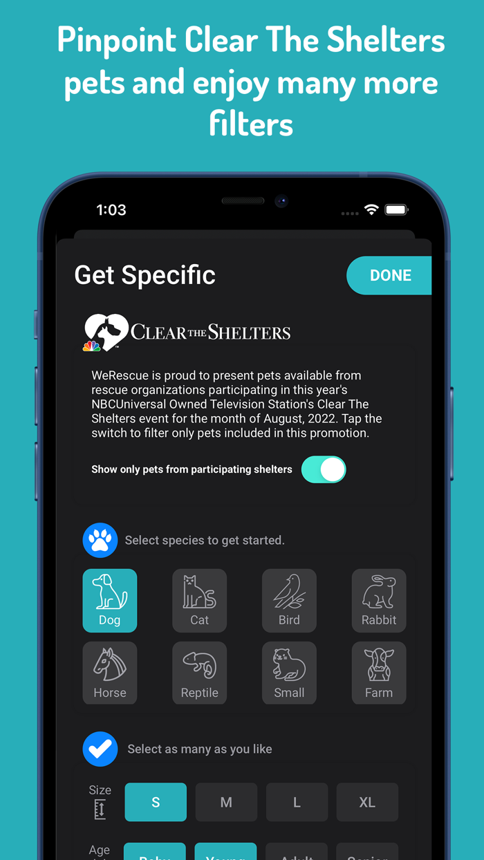 WeRescue – Adopt a Pet