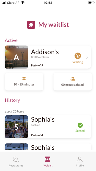 Instaseat Screenshot