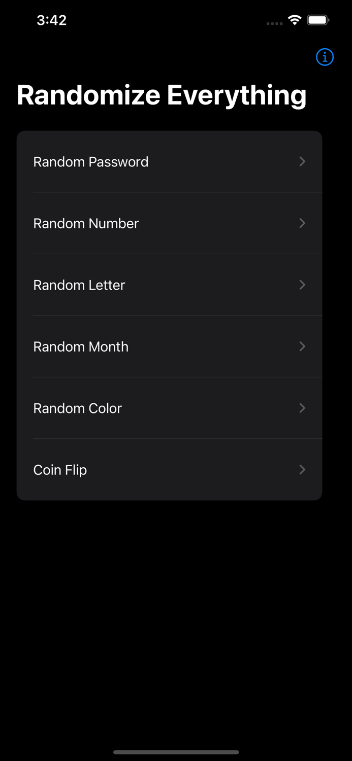 Randomize Everything