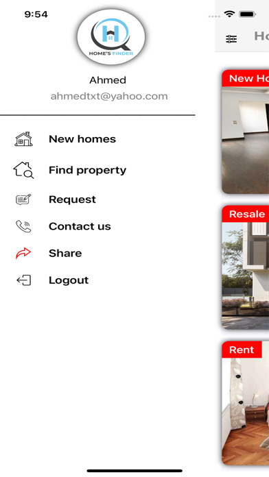 Homes Finder Screenshot