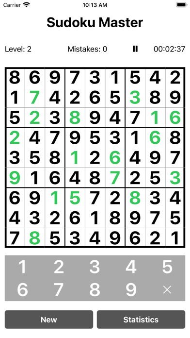 Sudoku Master Lt Screenshot