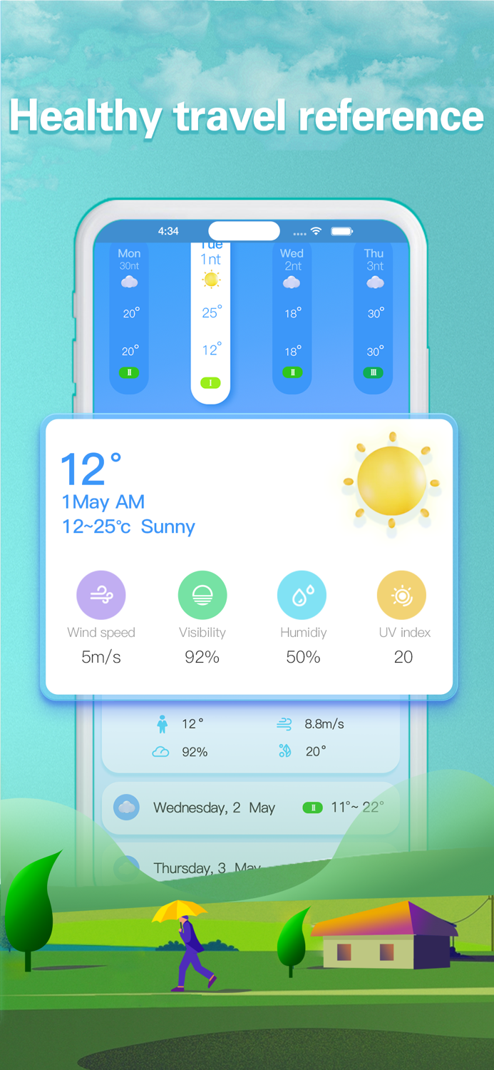 Happy Weather Forecast and Radar
