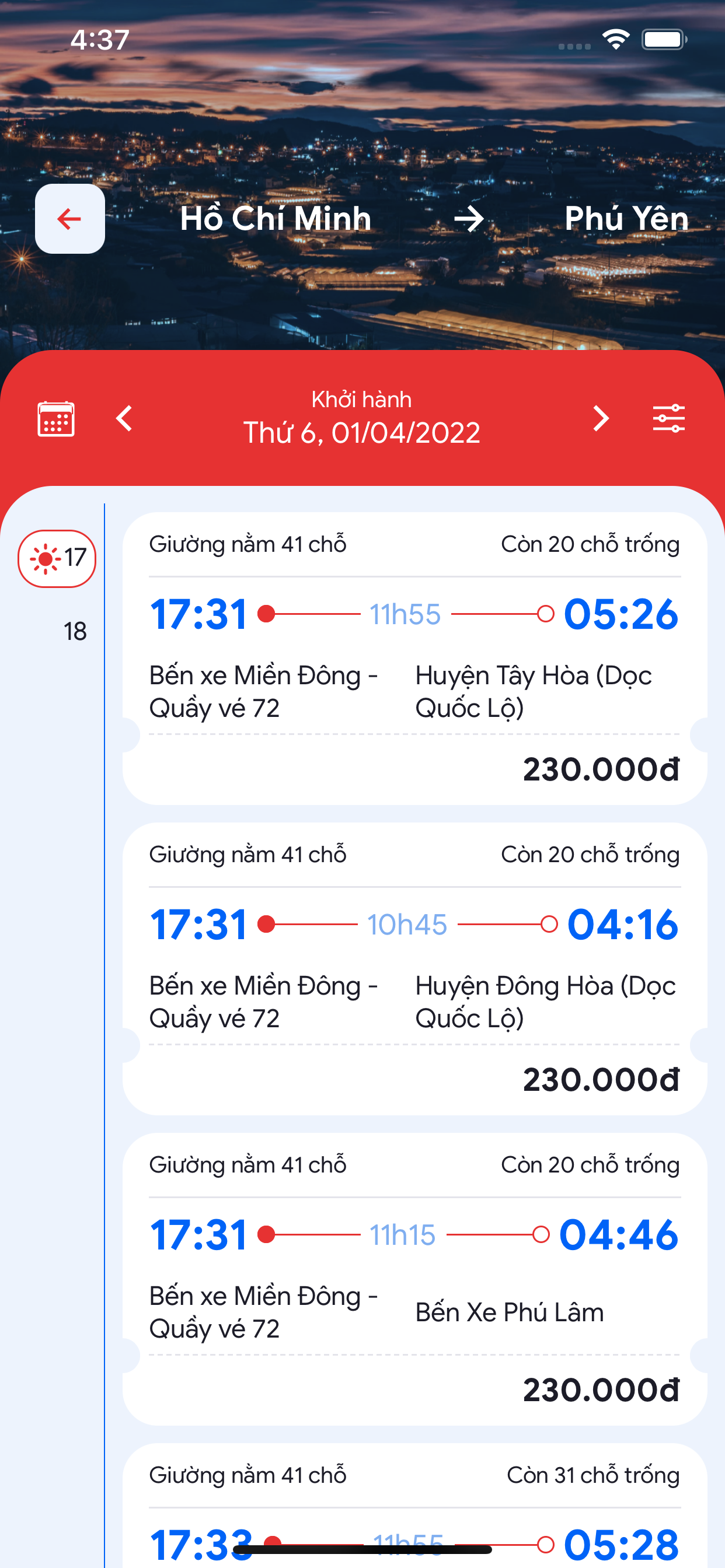Xe Hồng Sơn
