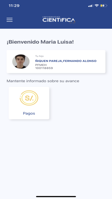 Científica Padres Screenshot