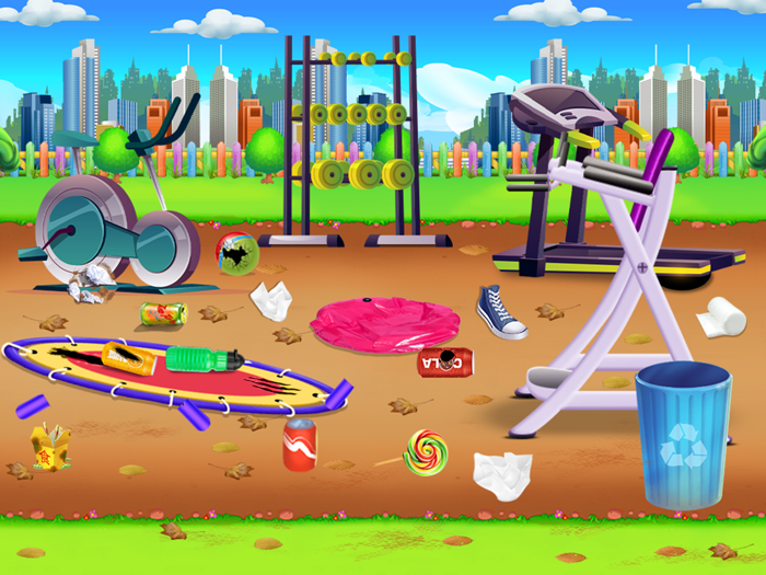 Gym Fitness  Playground Clean