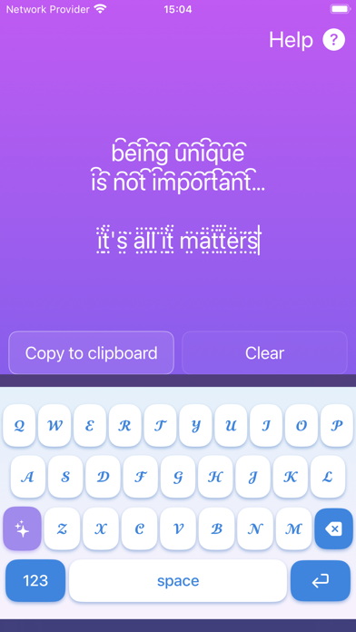 Elite: unique fonts & symbols Screenshot