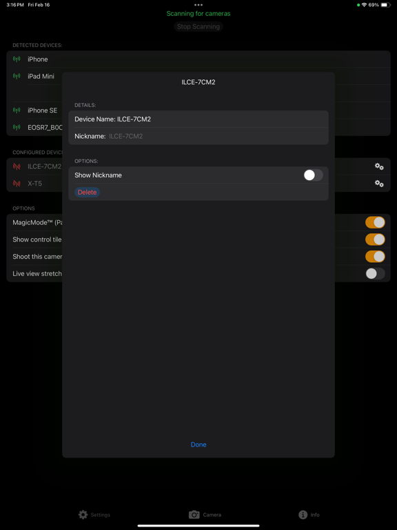 Camerama iPad screenshot 6 - Photo & Video app