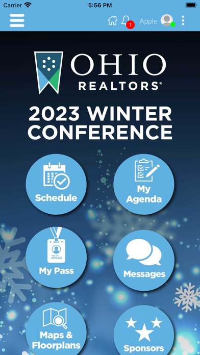Ohio REALTORS® Winter Conf. Screenshot