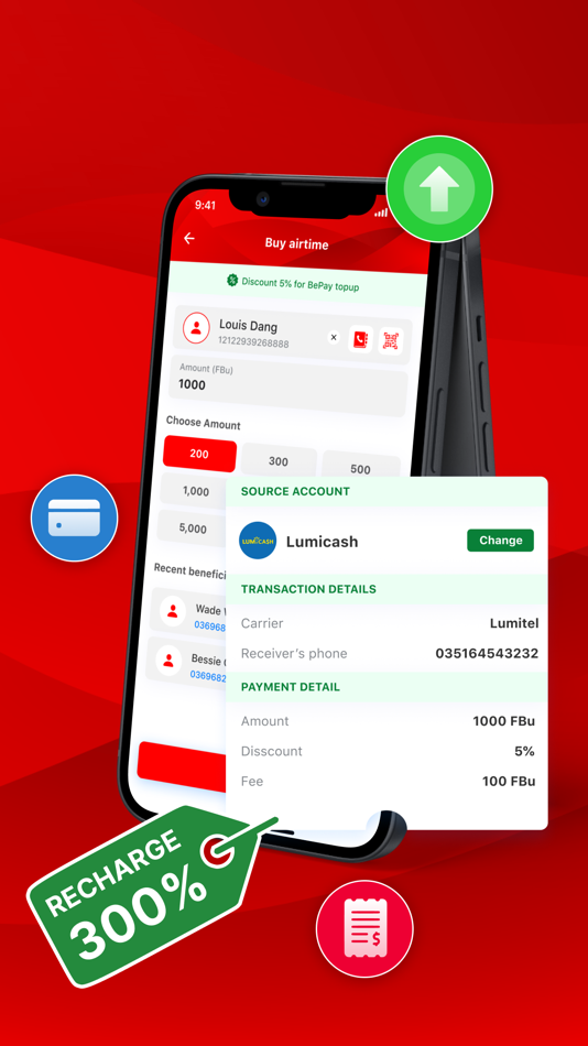 #3. LumiPAY (iOS) 由: Viettel Burundi