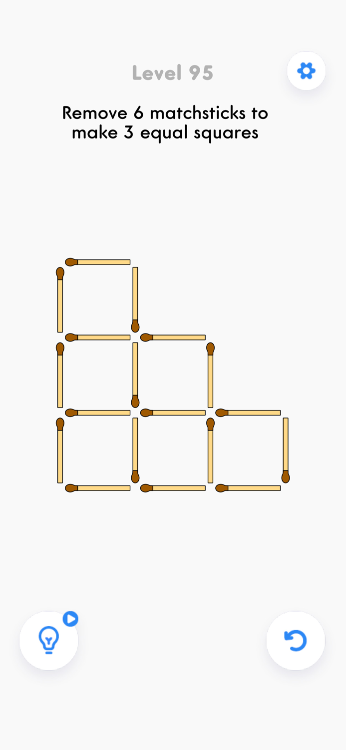 Matchstick puzzle game