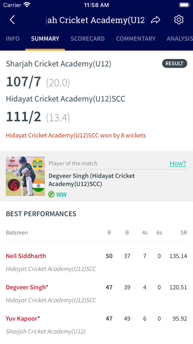 Sharjah Cricket Screenshot