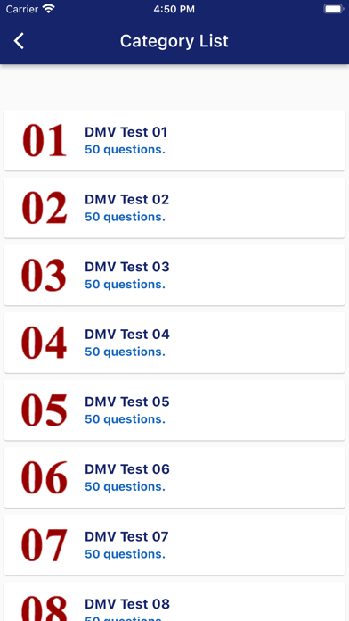 Arizona Basic Driving Test Screenshot