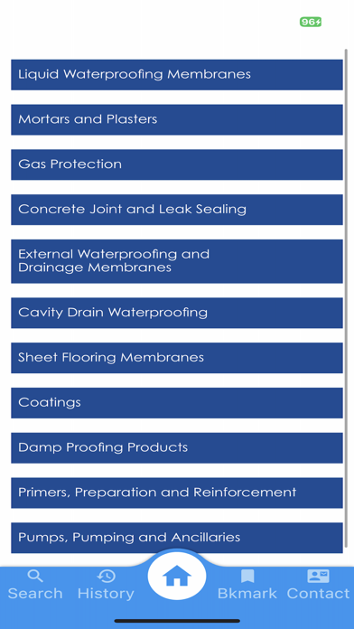 Newton Waterproofing App Screenshot