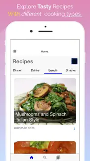 paleo diet recipes app iphone screenshot 2