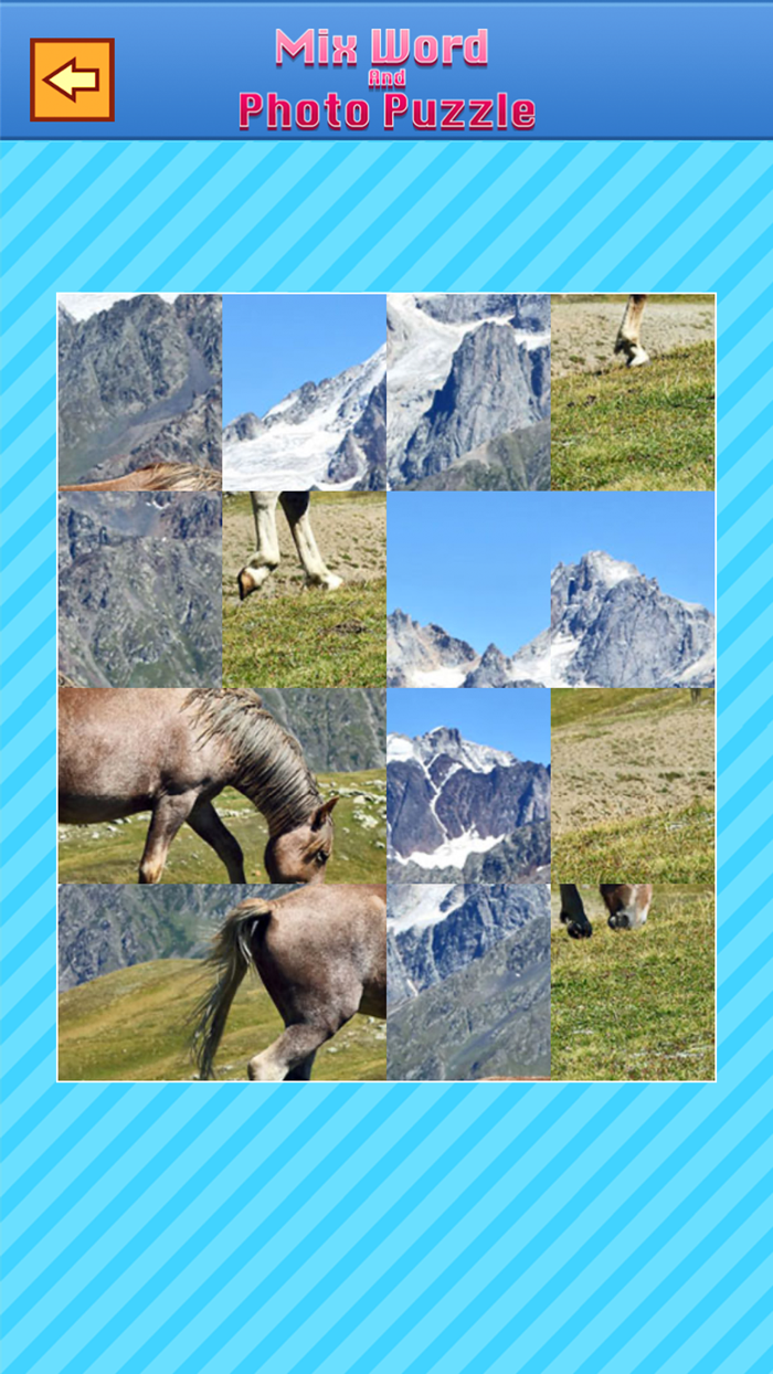 Mix Word and Photo Puzzle