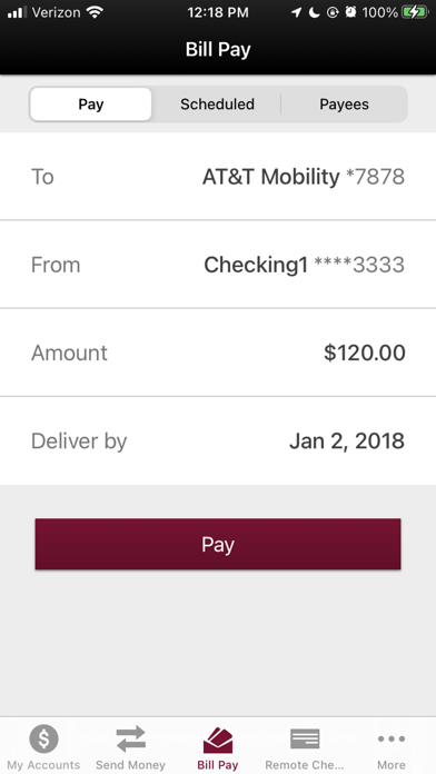 KANZA Bank Screenshot