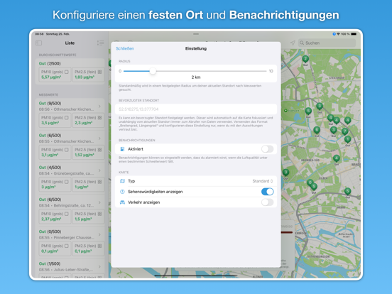 Screenshot #6 pour Breathe - Luftqualitätsmonitor