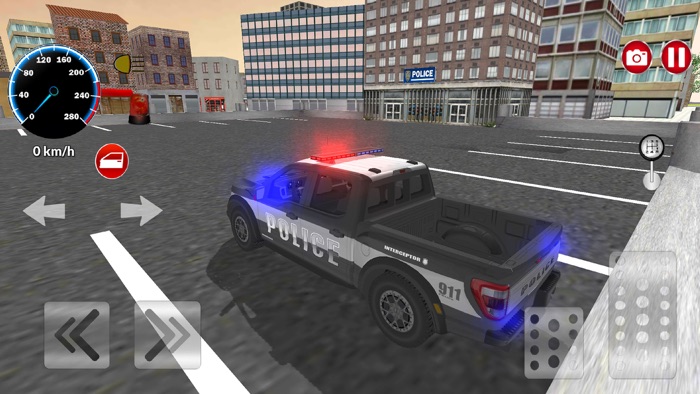 American Police Truck Driving
