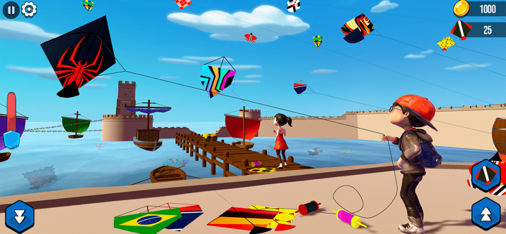 Basant The Kite Fight 3D Game screenshot 1