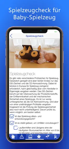 Game screenshot Baby Sicherheit Checklisten apk