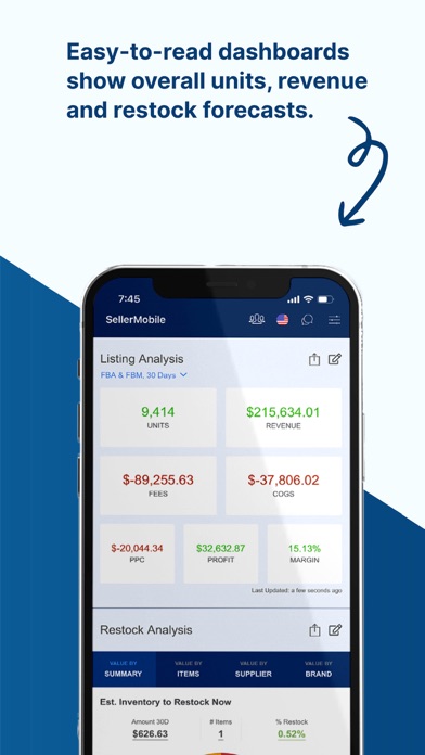 SellerMobile Screenshot